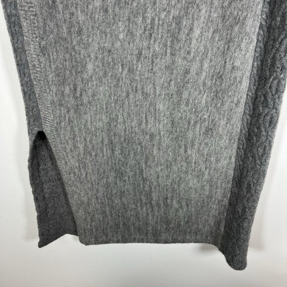 Toad&co Wool Knit Skirt Side Slit Gray Women’s Size Large‎ - Picture 3 of 8